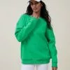 Body Plush Essential Crew Jumper
