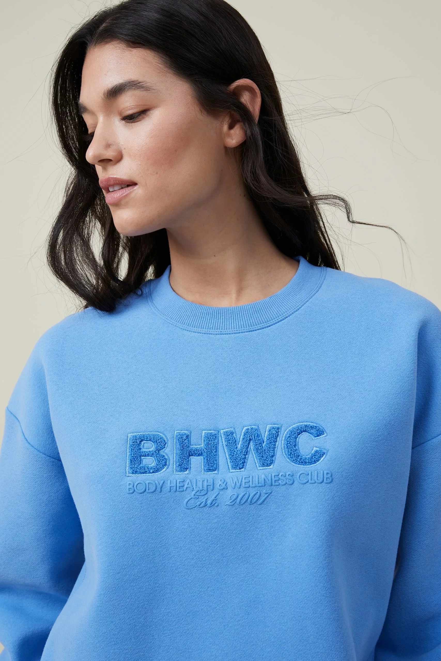 Body Plush Essential Crew Jumper - Image 2