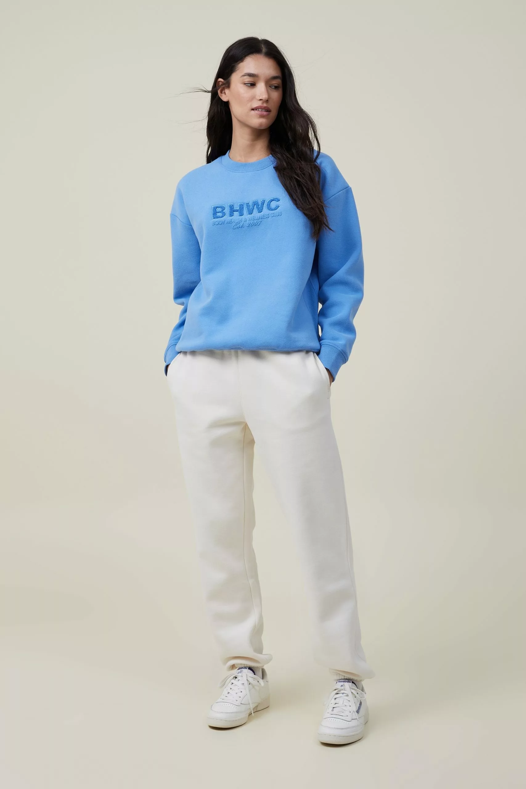 Body Plush Essential Crew Jumper - Image 4