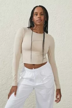 Body Ultra Soft Fitted Long Sleeve Top