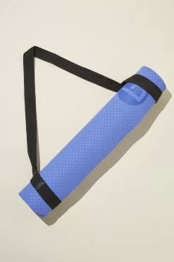 Body Printed Yoga Mat With Strap