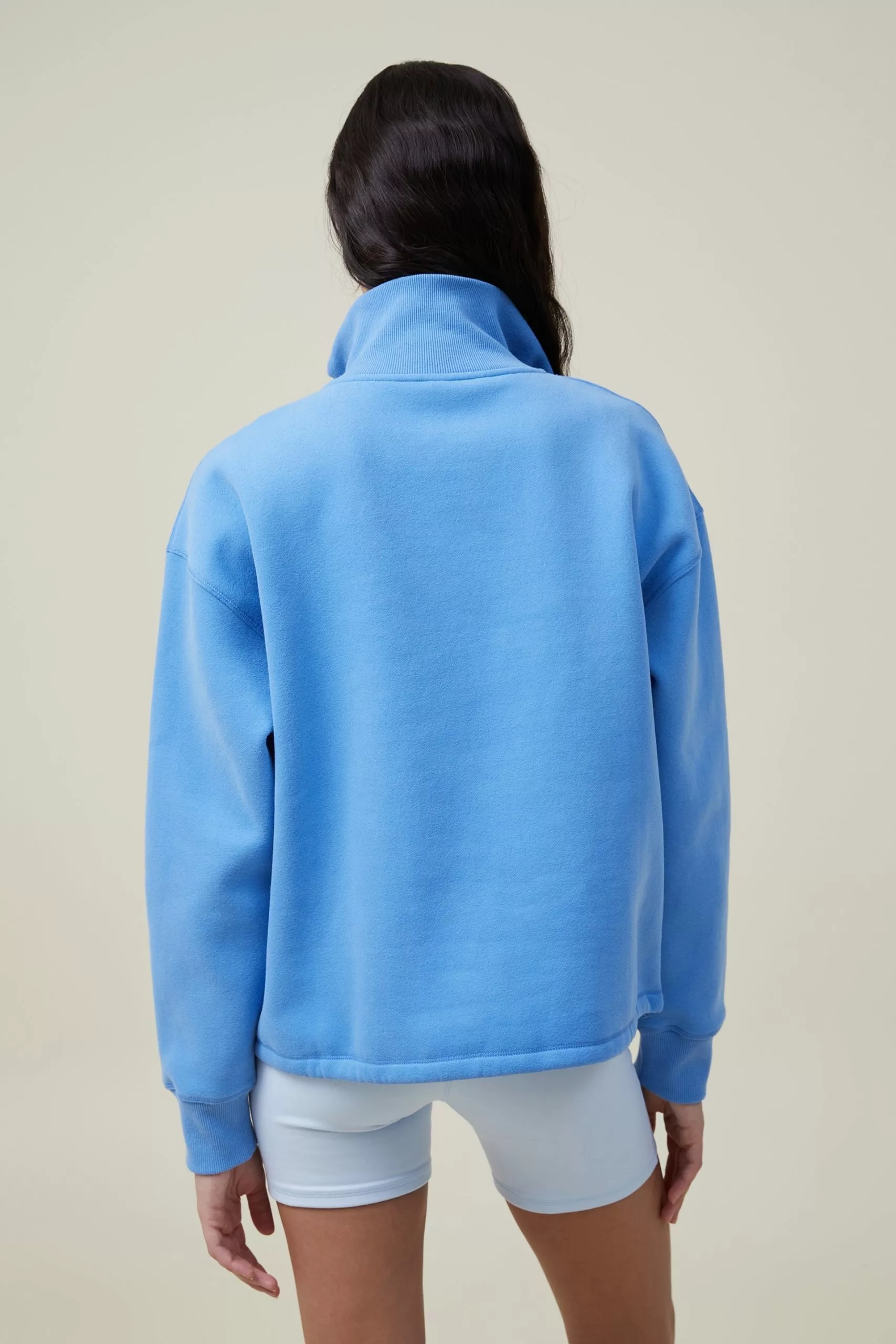 Body Plush Rib Half Zip Jumper - Image 3