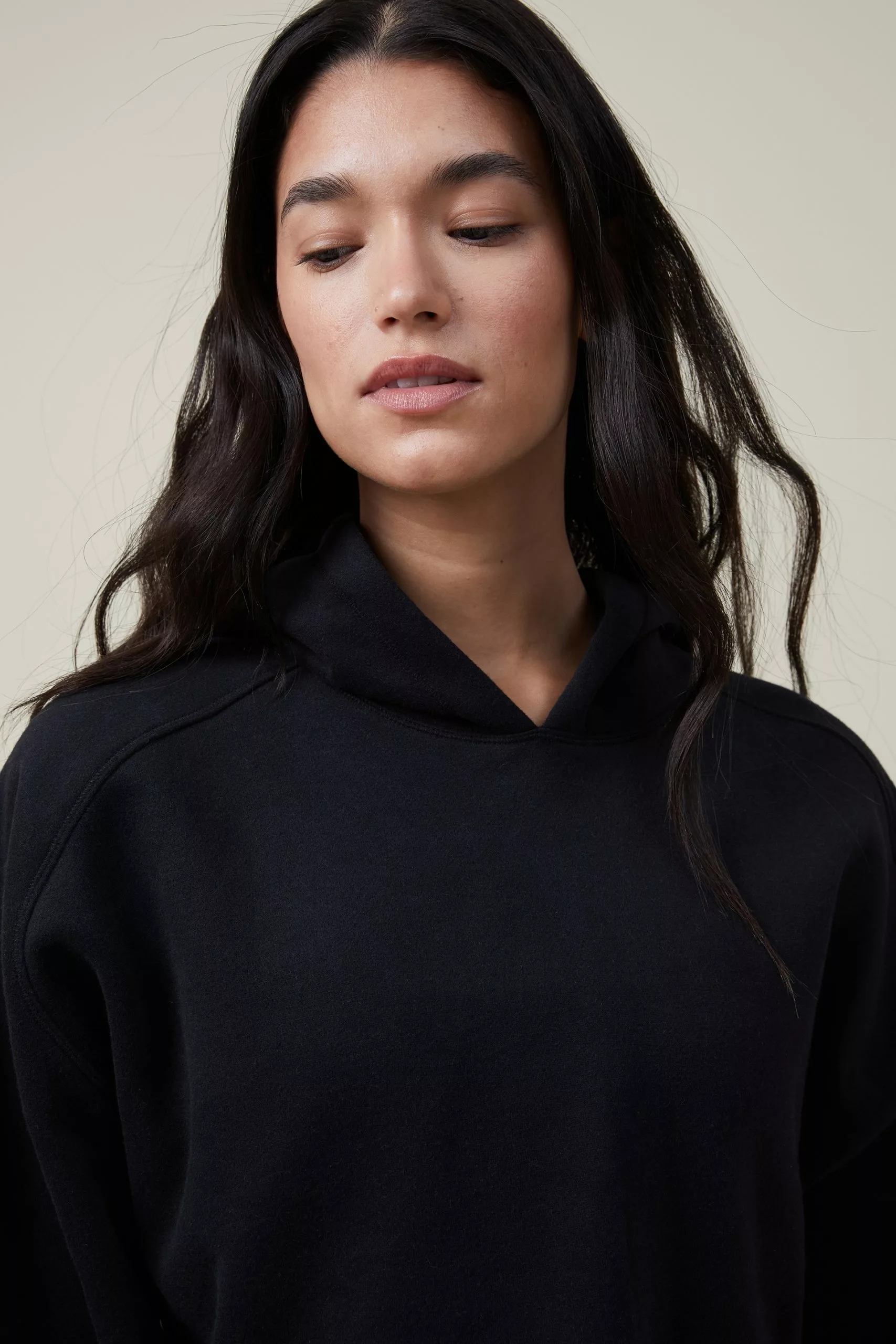 Body Plush Cropped Hoodie - Image 2