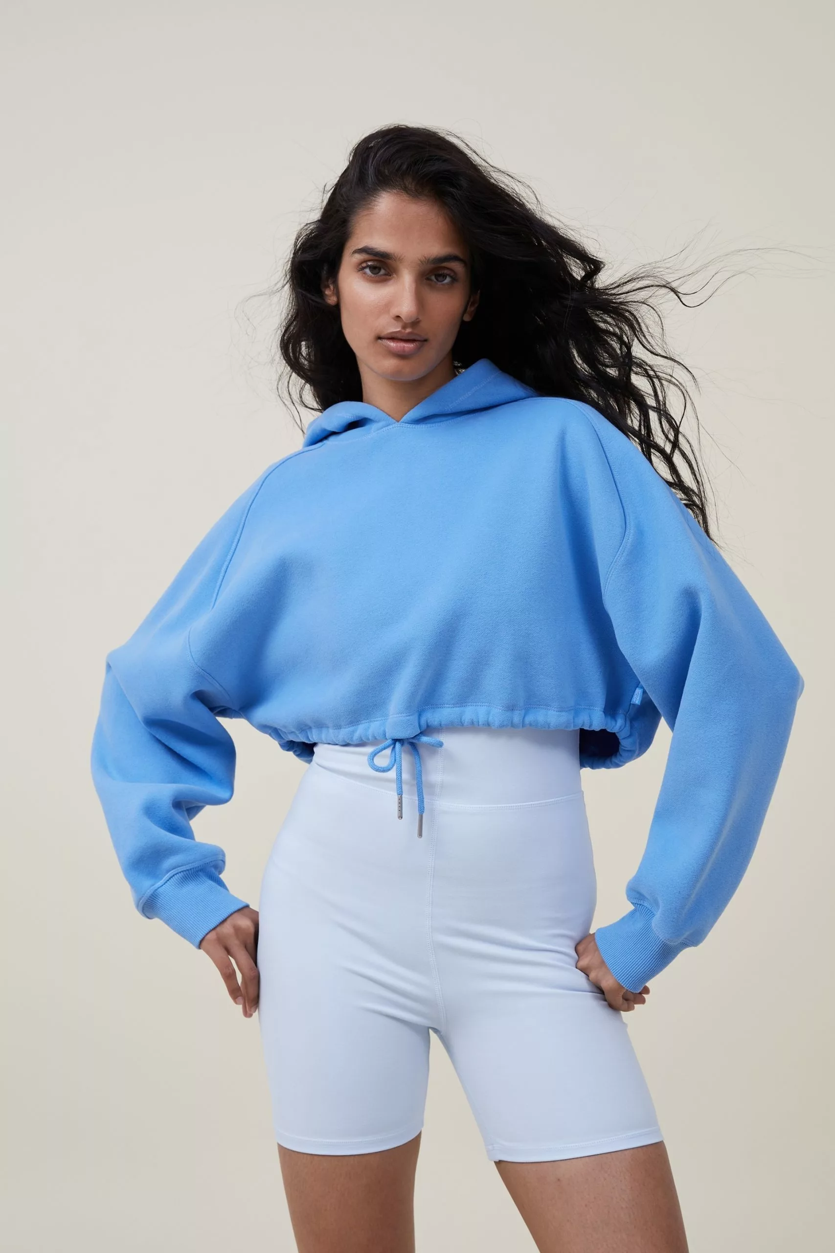 Body Plush Cropped Hoodie - Image 5