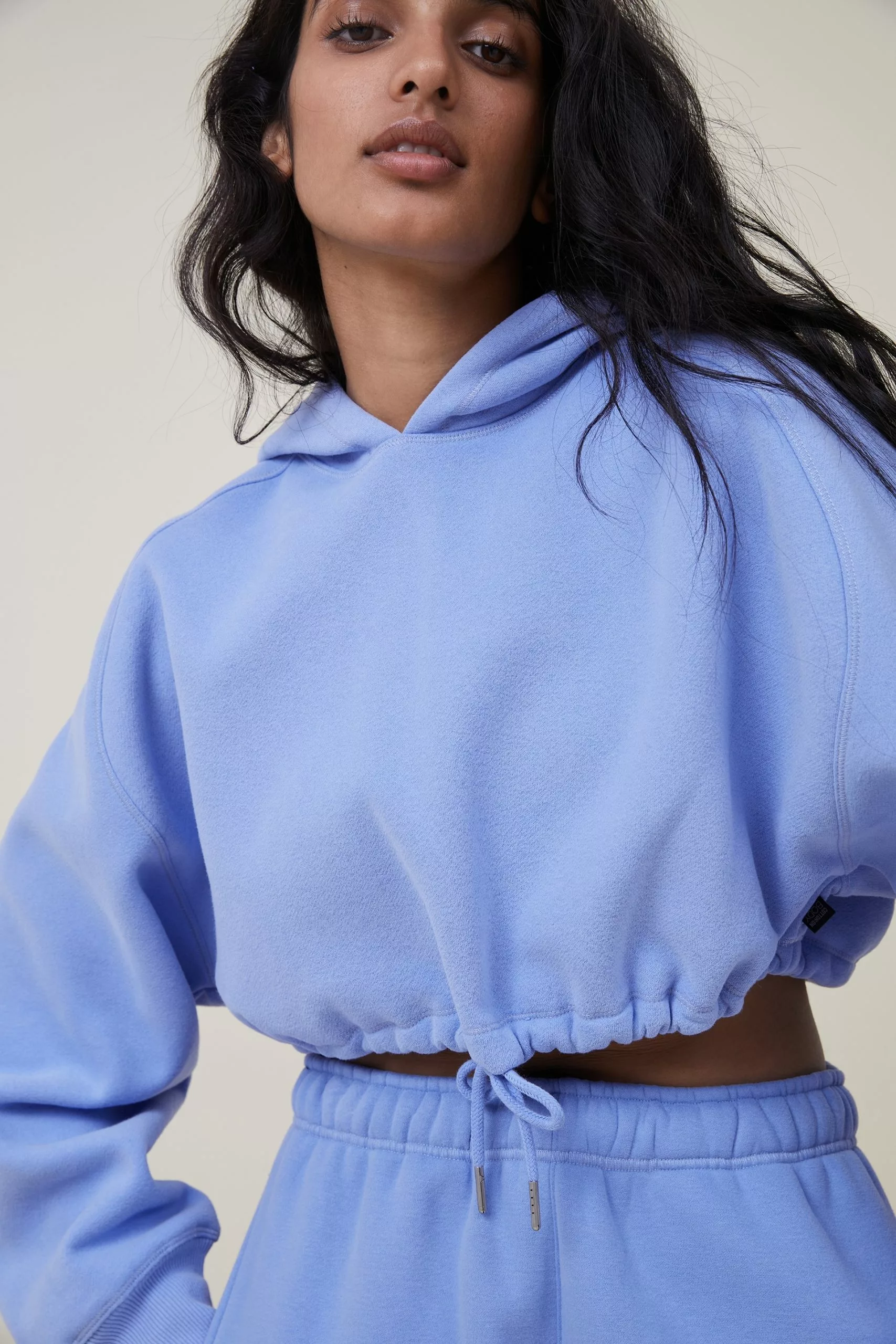 Body Plush Cropped Hoodie - Image 2