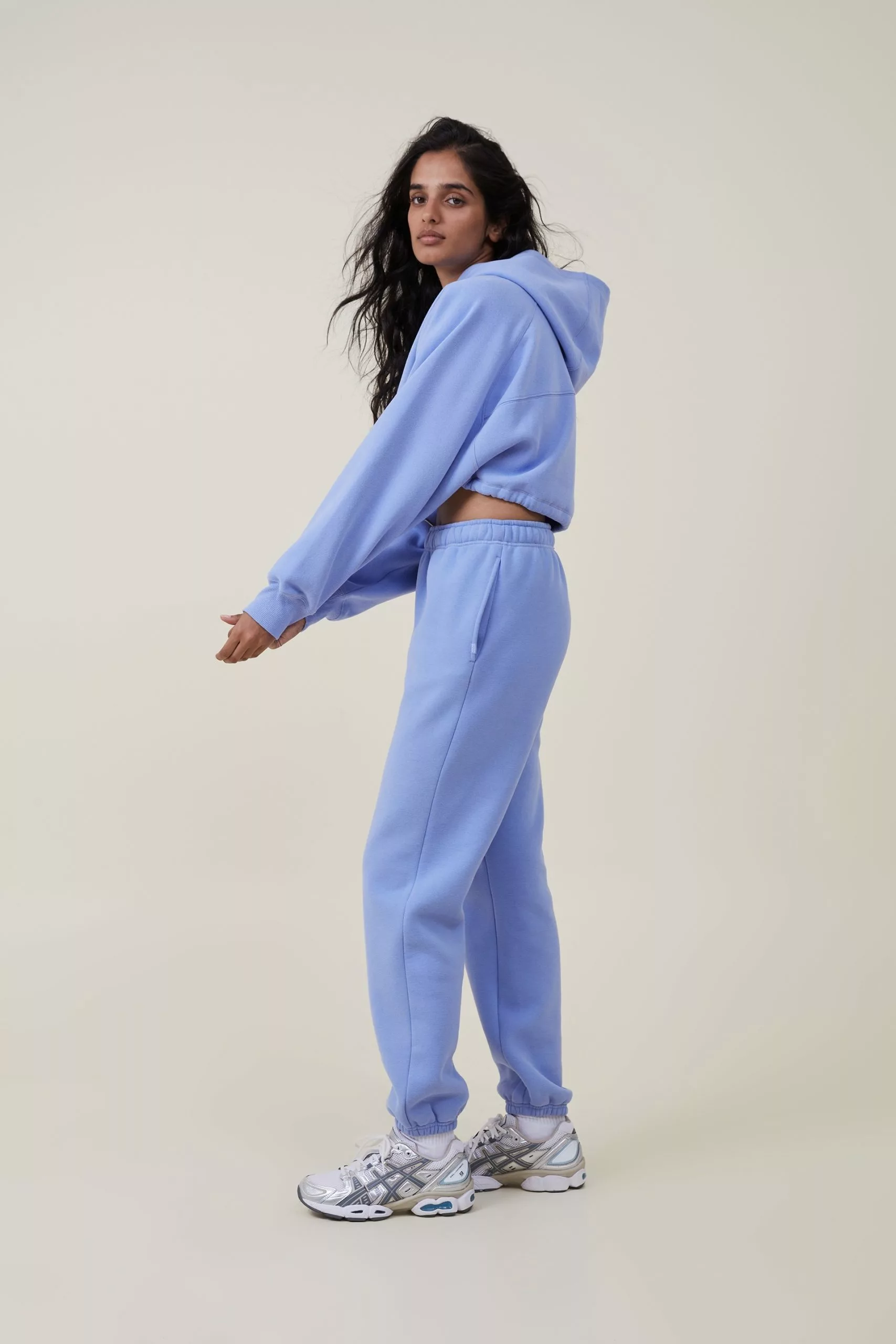 Body Plush Cropped Hoodie - Image 4