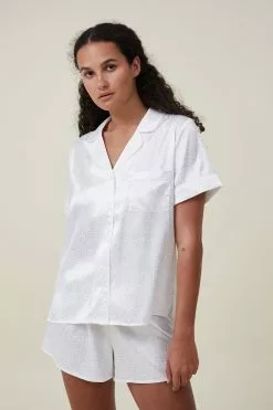 Body Jacquard Satin Sleep Set