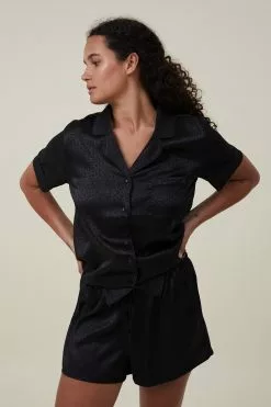 Body Jacquard Satin Sleep Set