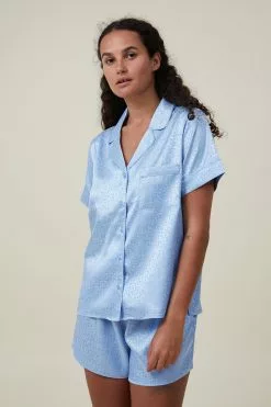 Body Jacquard Satin Sleep Set