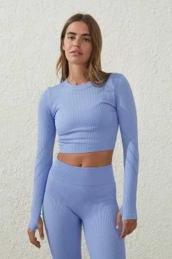 Body Seamless Crochet Longsleeve