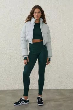 Body Seamless Rib Full Length Tight