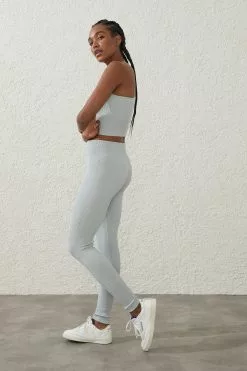 Body Seamless Rib Full Length Tight