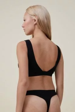 Body Seamless Rib Cut Out Bralette