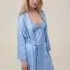 Body Jacquard Satin Robe