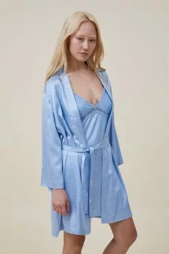 Body Jacquard Satin Robe