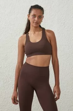 Body Rib Strappy Sports Crop
