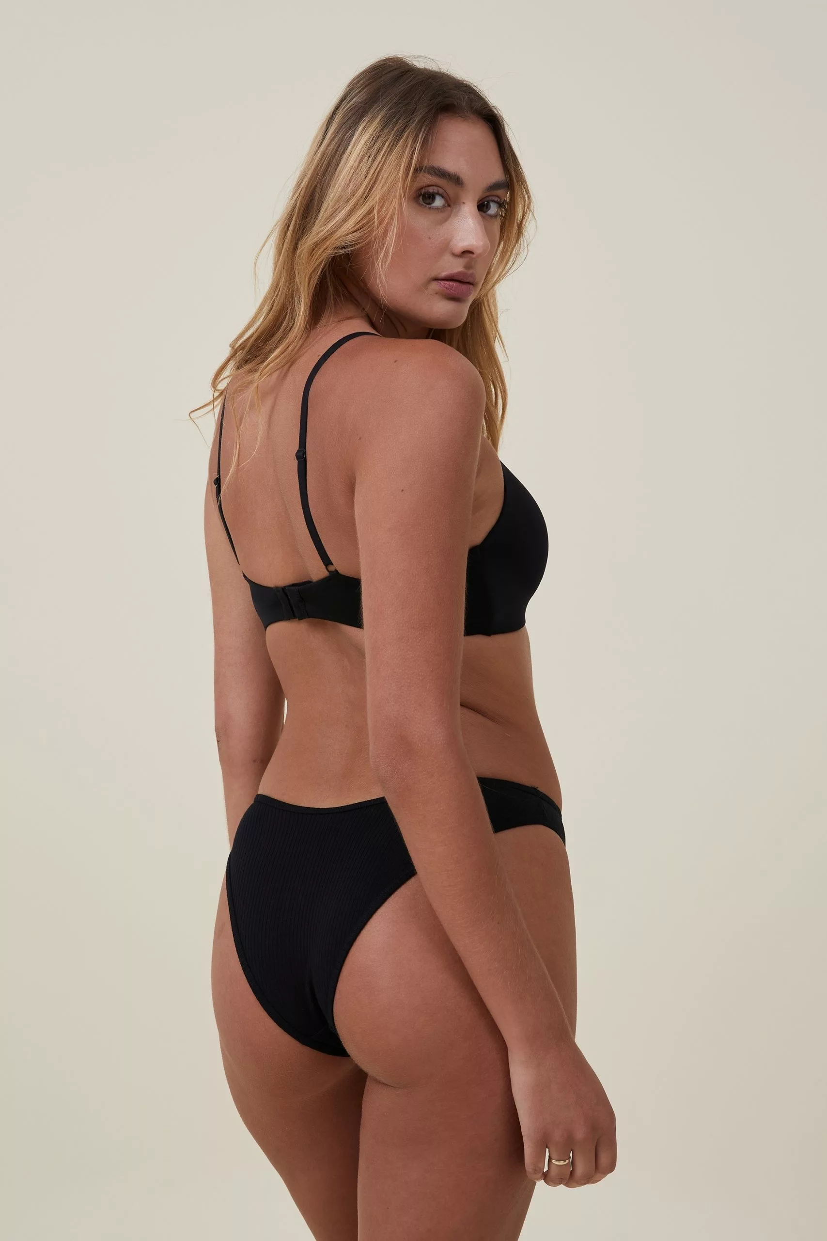 Body Organic Cotton Rib Brasiliano Brief - Image 3