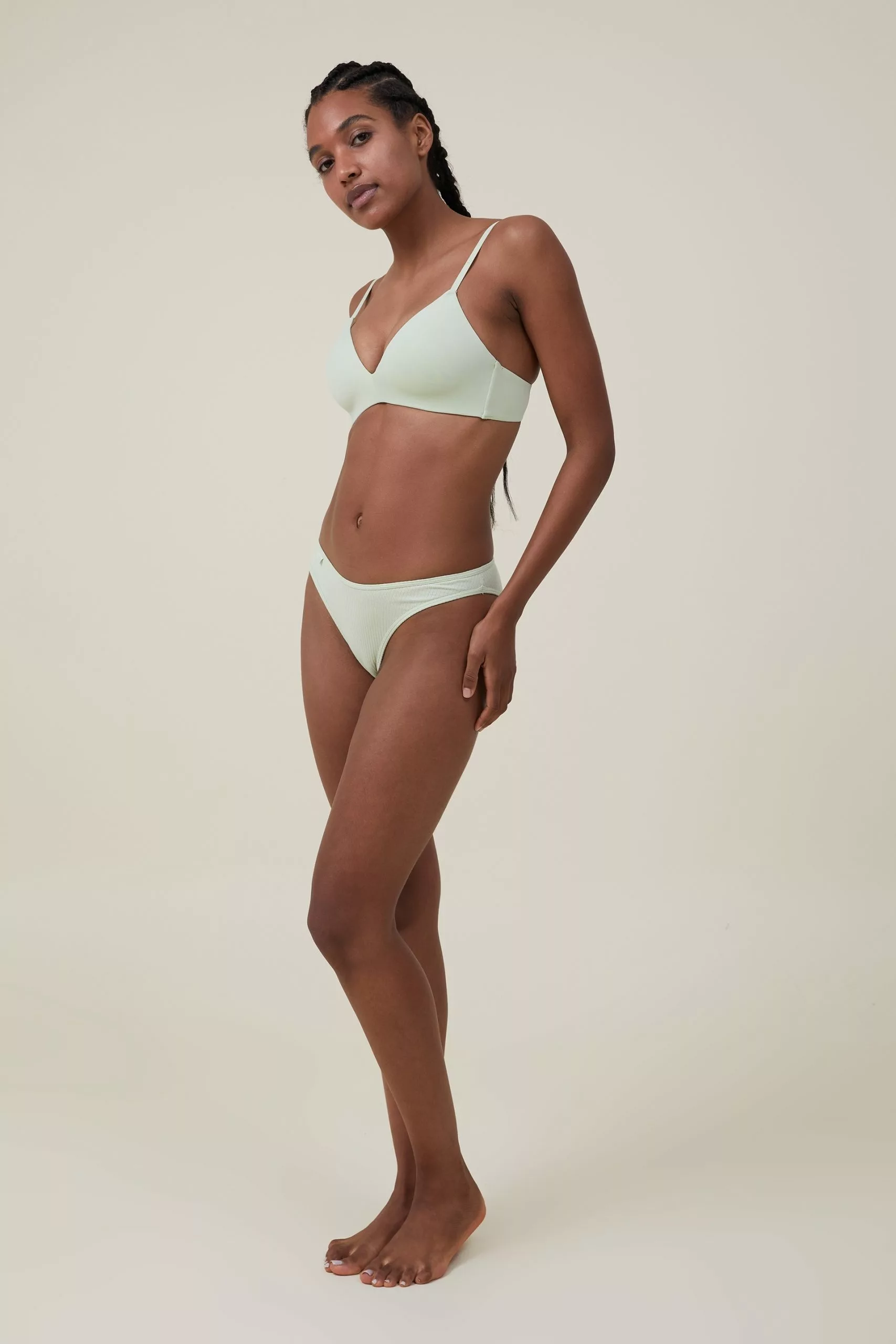Body Organic Cotton Rib Brasiliano Brief - Image 4