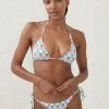 Body Fixed Tie Side Brazilian Bikini Bottom