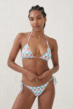 Body Fixed Tie Side Brazilian Bikini Bottom