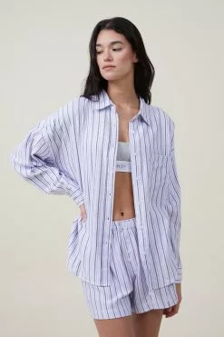 Body Flannel Boyfriend Long Sleeve Shirt