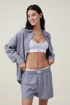 Body Flannel Boyfriend Long Sleeve Shirt