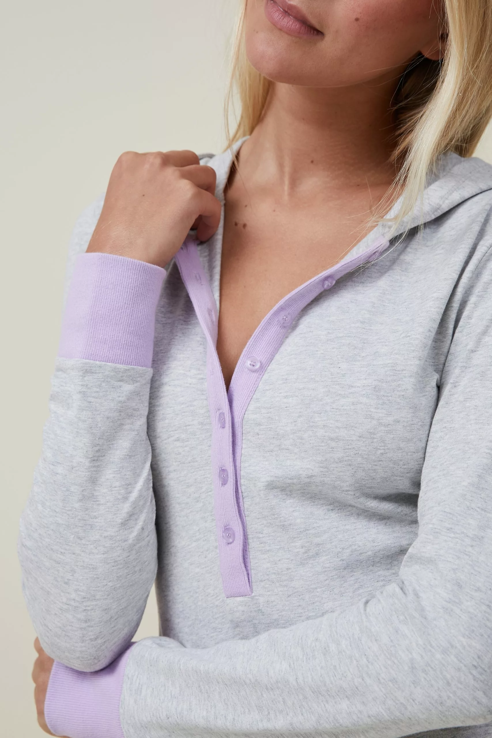 Body Long Sleeve Hooded Onesie - Image 2