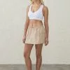 Body Woven Cargo Mini Skirt