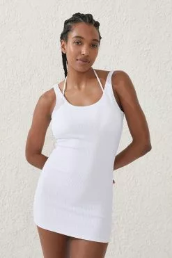 Body Scoop Swim Mini Dress