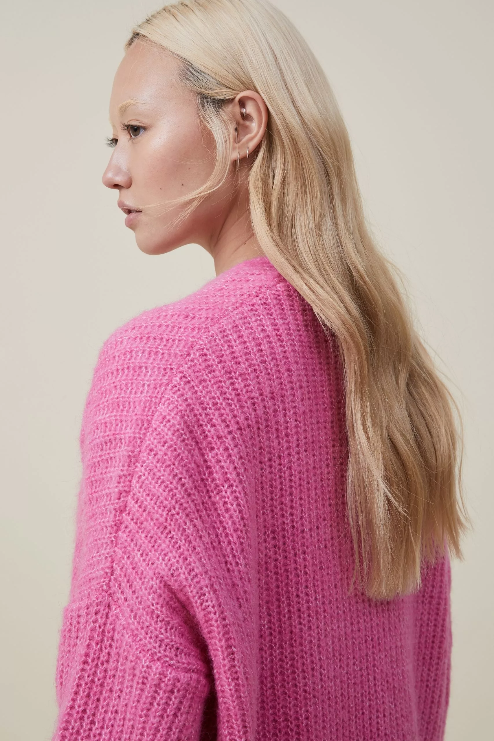 Body Fluffy Cocoon Lounge Cardi - Image 2