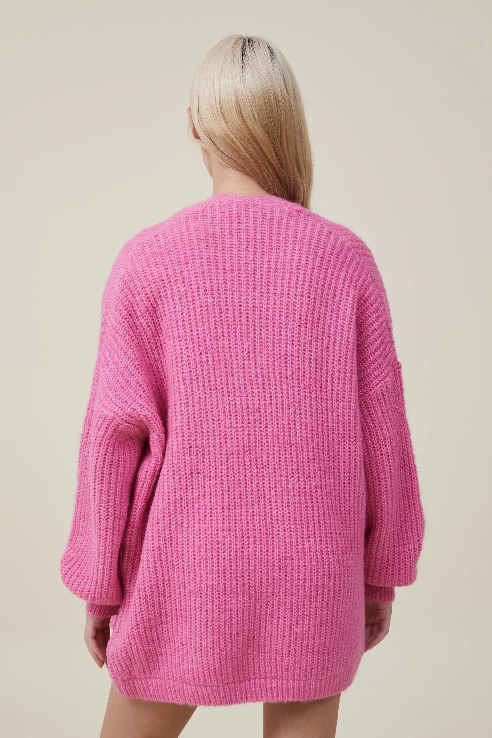 Body Fluffy Cocoon Lounge Cardi - Image 3