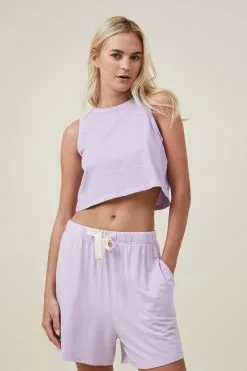 Body Lounge Jersey Crop Top