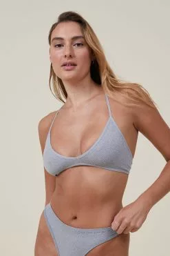 Body Seamless Rib Triangle Bralette