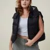Body The Recycled Mother Hooded Puffer Vest