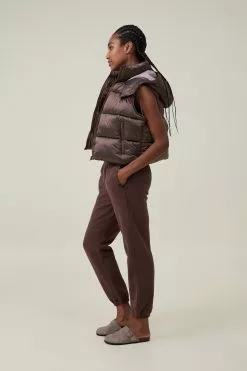 Body The Recycled Mother Hooded Puffer Vest