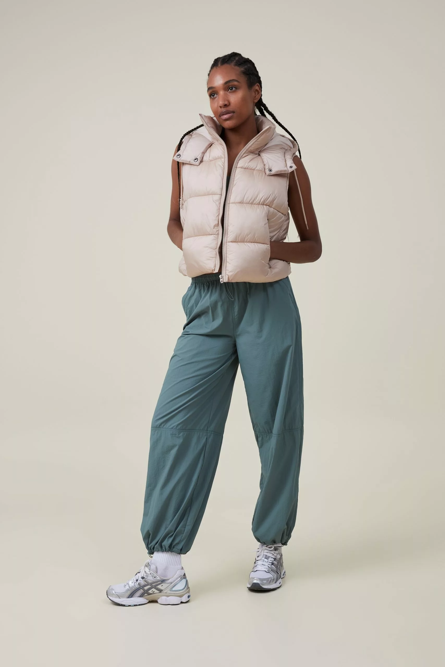 Body The Recycled Mother Hooded Puffer Vest - Image 2