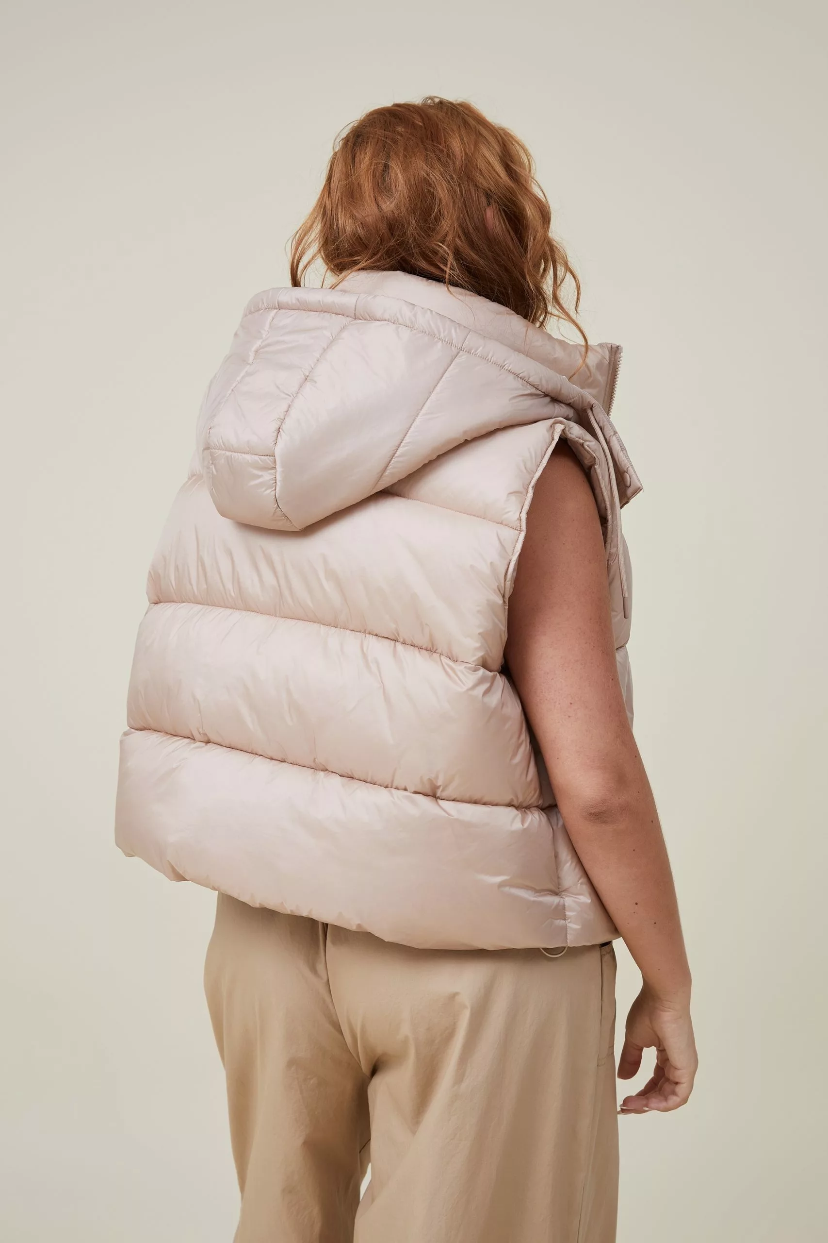 Body The Recycled Mother Hooded Puffer Vest - Image 3