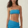 Body Side Gathered Swim Skirt