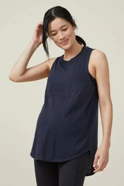 Body Maternity Active Curve Hem Tank Top