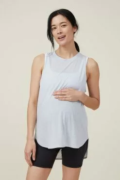 Body Maternity Active Curve Hem Tank Top