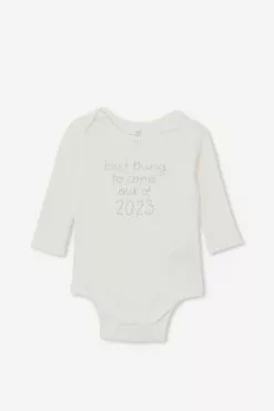 Organic Newborn Long Sleeve Bubbysuit