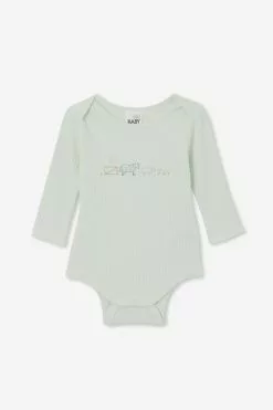 Organic Newborn Long Sleeve Bubbysuit