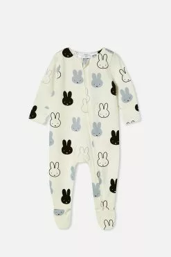 The Long Sleeve Zip Romper- Lcn