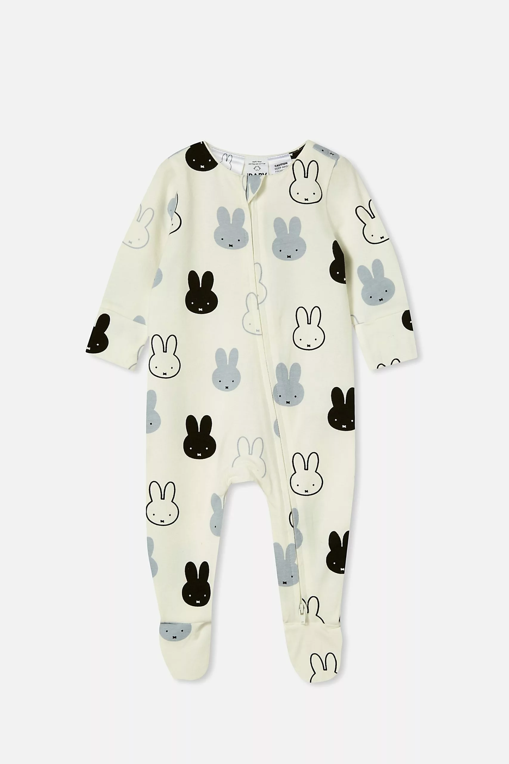 The Long Sleeve Zip Romper- Lcn