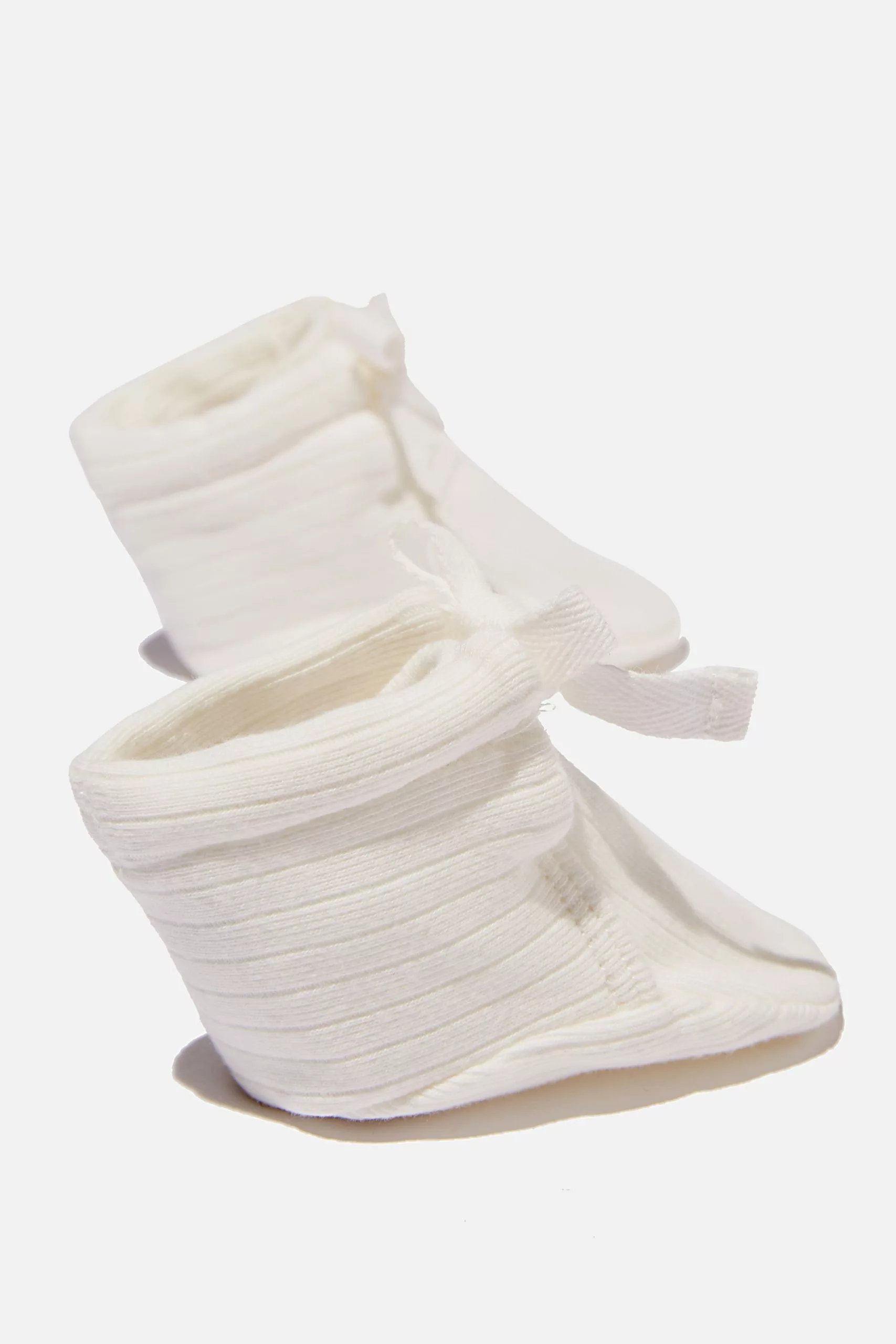 Organic Newborn Booties - Image 3