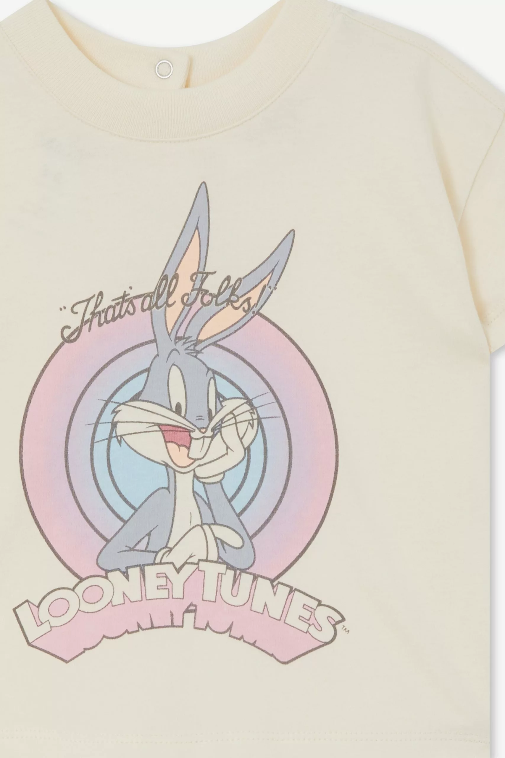 Andie Drop Shoulder Tee Lcn - Image 2