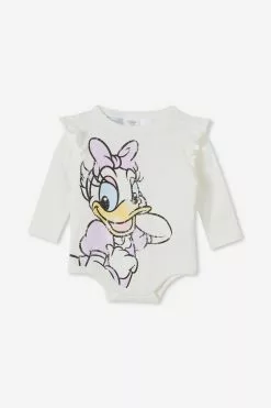 Disney Long Sleeve Ruffle Bubbysuit