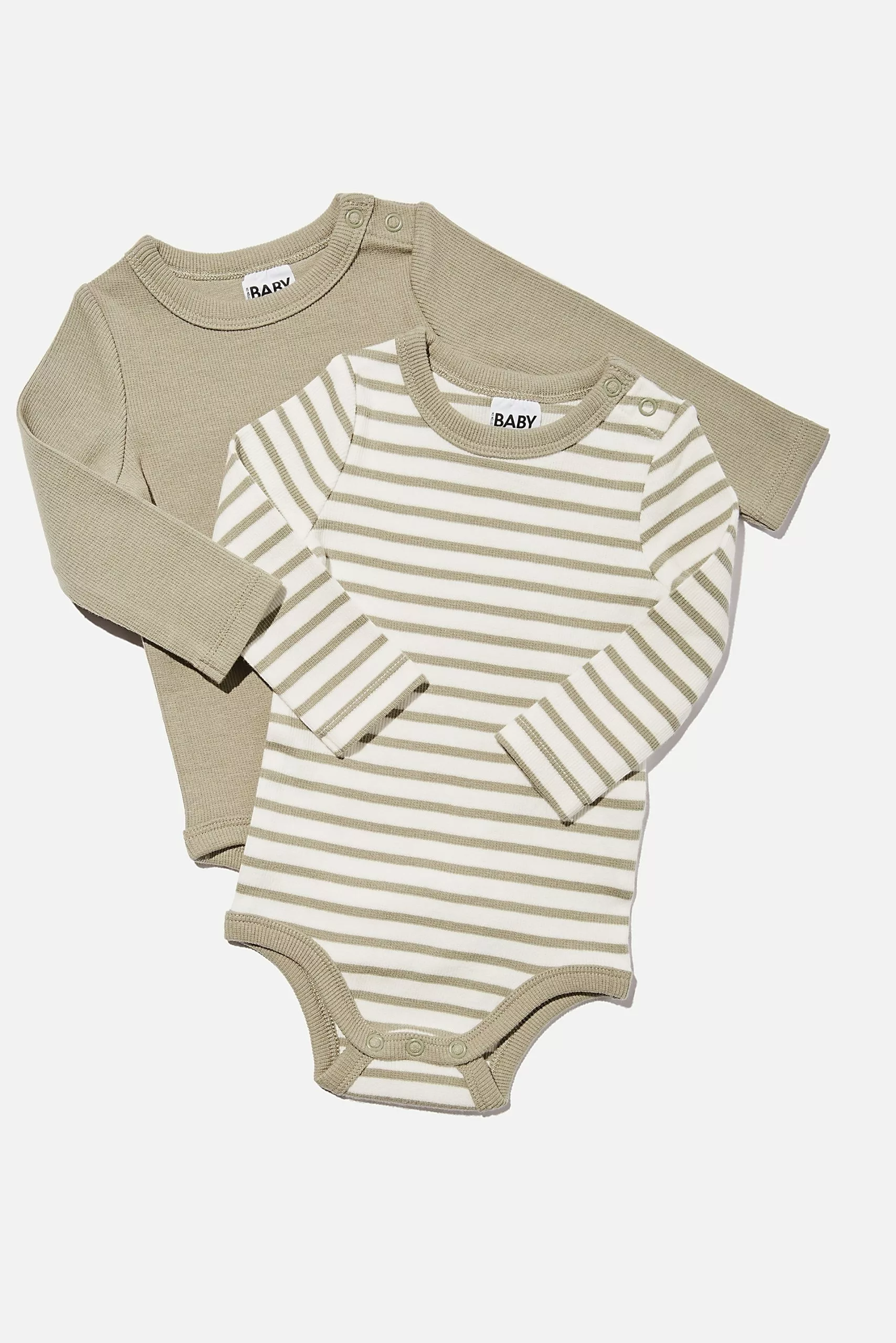 2 Pack Essentials Long Sleeve Bubbysuit