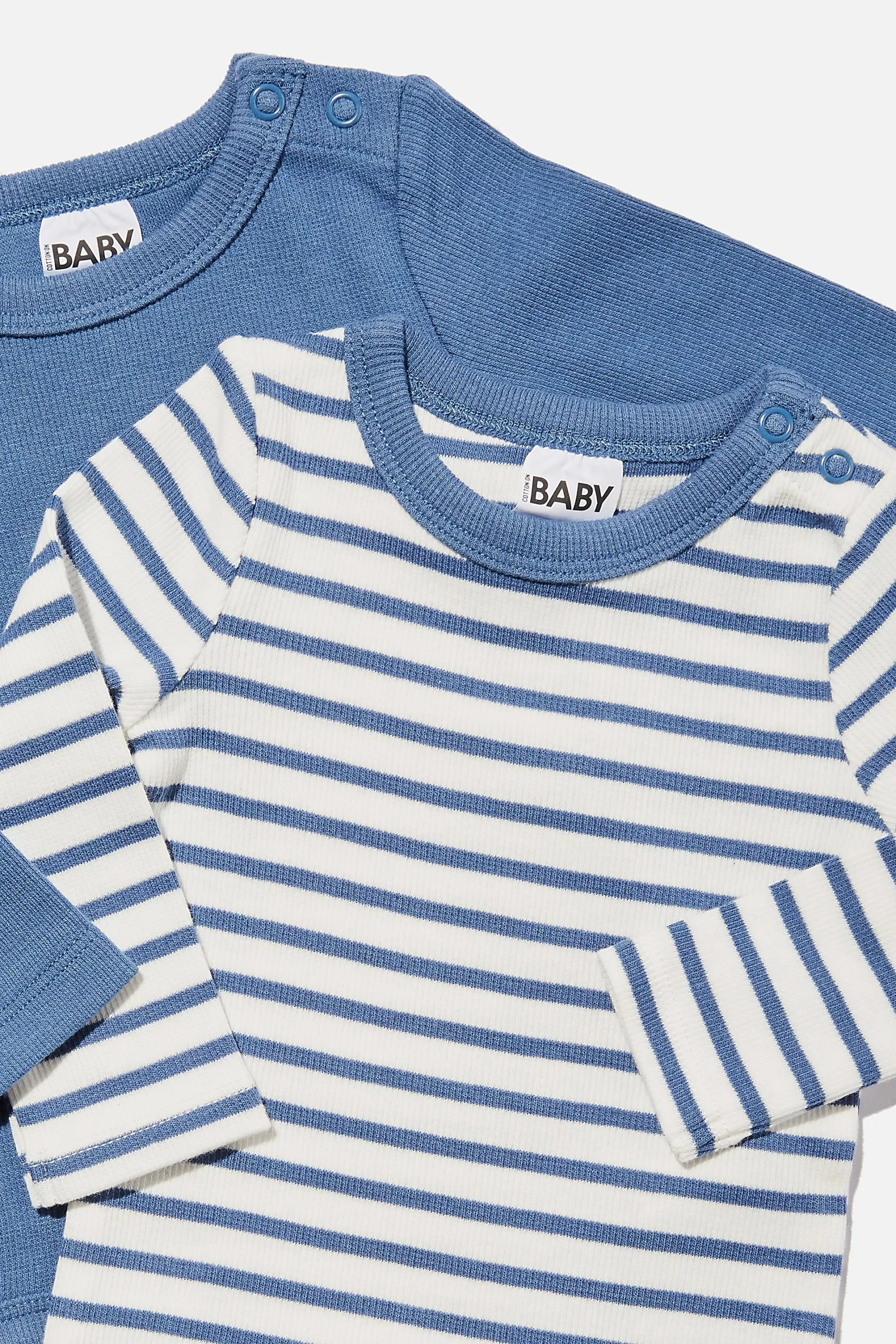 2 Pack Essentials Long Sleeve Bubbysuit - Image 2