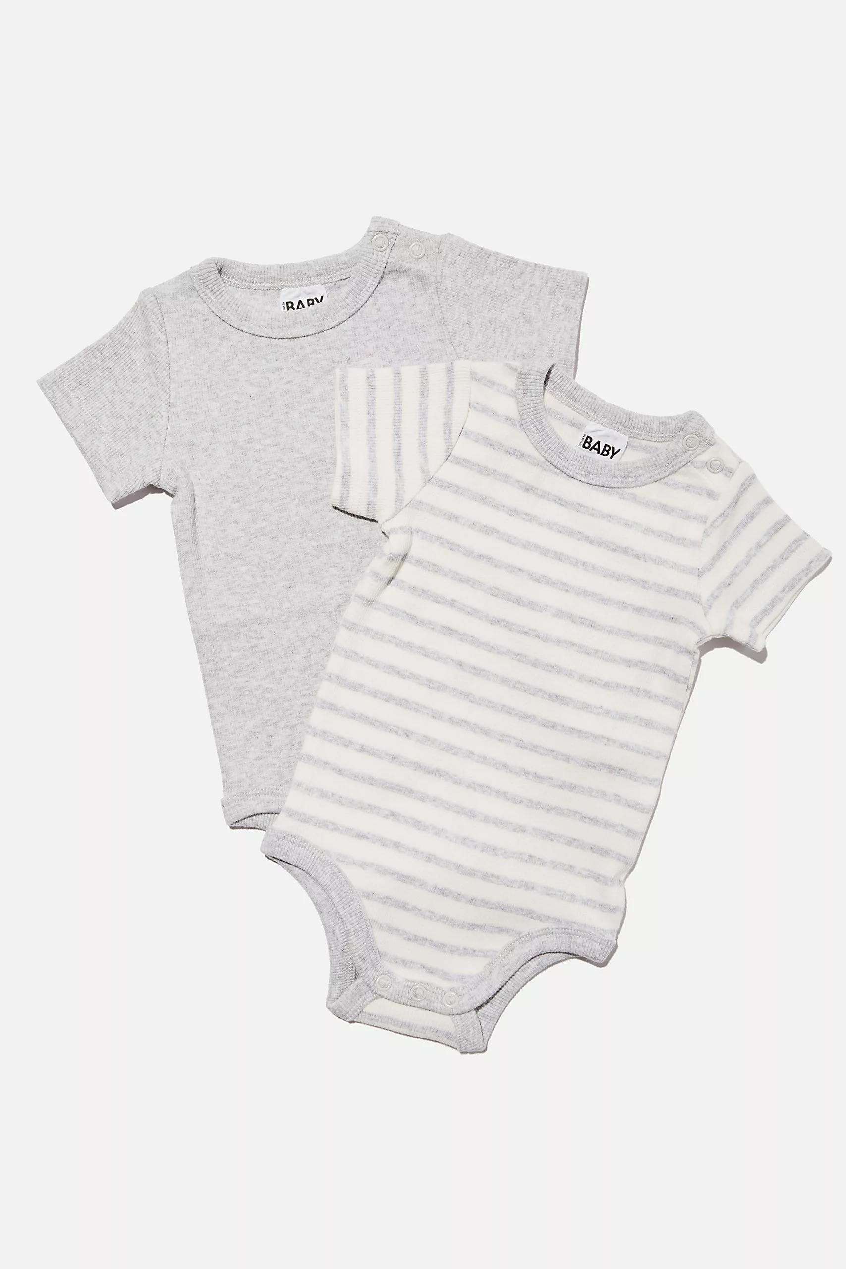 2 Pack Essentials Short Sleeve Bubbysuit